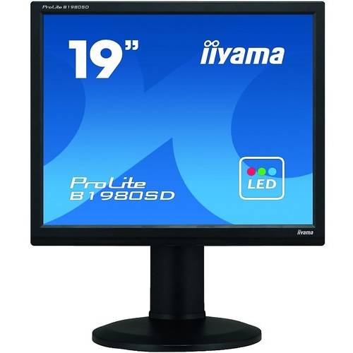 Monitor LED IIyama ProLite B1980SD-B1, 19.0 inch, HD, 5 ms, Negru