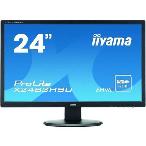 Monitor LED Monitor LED IIyama ProLite X2483HSU-B1, 23.0 inch, Full HD, 4 ms, Negru