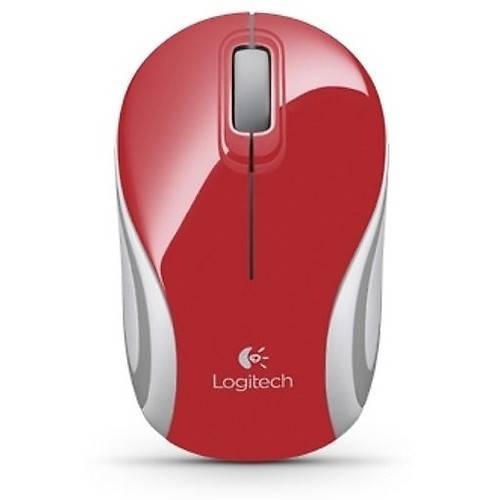 Mouse Logitech M187, Wireless, Rosu