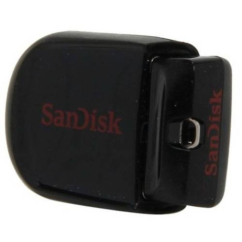 Memorie USB SanDisk Cruzer Fit, 32 GB, USB 2.0, Negru