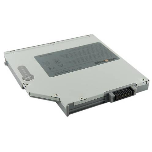 Acumulator Notebook Whitenergy 3 celule 10.8V, 4400 mAh pentru Dell MediaBay Latitude D500, Argintiu