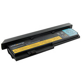 Acumulator Notebook Whitenergy 9 celule 10.8V, 6600 mAh pentru Lenovo ThinkPad X200, Negru