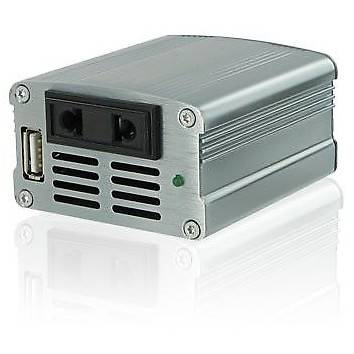 Invertor Whitenergy 06574, DC/AC de la 12V DC la 230V, AC 100W, USB
