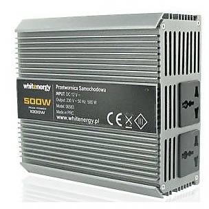 Invertor Whitenergy 06583, DC/AC de la 12V DC la 230V, AC 500W