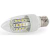 Bec Lumanare cu LED Whitenergy 3.5W, 230V Fasung E27, Alb Cald 3000K, Transparent