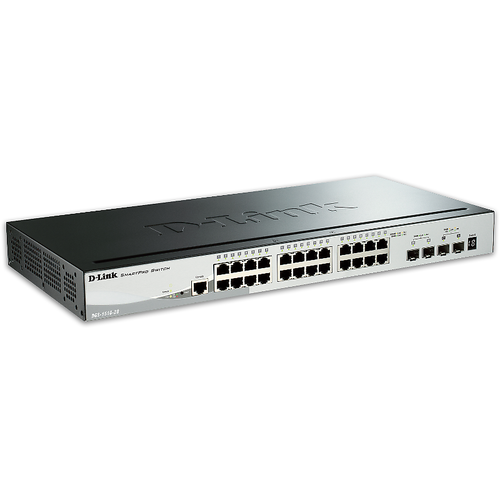 Switch D-LINK DGS-1510-28, 24 porturi 10/100/1000, 2 porturi SFP, 2 porturi  10G SFP+