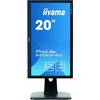 Monitor LED IIyama ProLite B2083HSD-B1, 19.5 inch HD+, 5ms, Negru