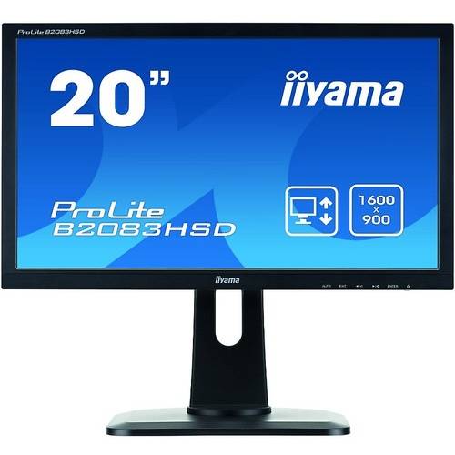 Monitor LED IIyama ProLite B2083HSD-B1, 19.5 inch HD+, 5ms, Negru