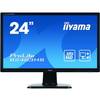Monitor LED IIyama ProLite B2483HS-B1, 24.0 inch, Full HD, 2 ms, 1x HDMI, 1x VGA, 1x DVI, 1x Jack, Negru
