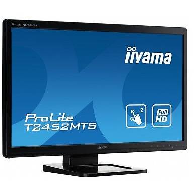 Monitor LED Monitor LED IIyama ProLite T2452MTS, 23.6'', FHD, Touchscreen, 2 ms, Negru