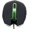 Mouse gaming Gembird MUSG-001-G, USB, 400 - 2400dpi, Optic, Negru - Verde