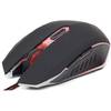 Mouse gaming Gembird MUSG-001-R, USB, 400 - 2400dpi, Optic, Negru - Rosu