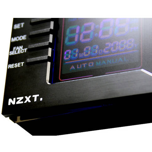 Fan controller NZXT Sentry LX, Extern, Touch Screen, 5 ventilatoare, Negru