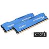 Memorie Kingston HyperX Fury Blue DDR3 8GB 1600 MHz, CL10 Kit Dual