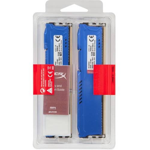 Memorie Kingston HyperX Fury Blue DDR3 8GB 1600 MHz, CL10 Kit Dual