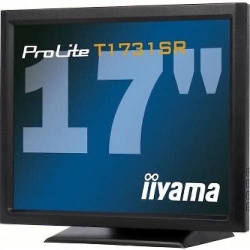 Monitor LED Monitor LED IIyama ProLite T1731SR, 17'', Touchscreen, 5 ms, Negru