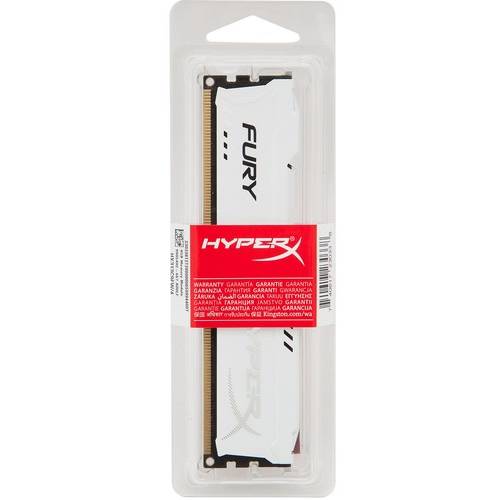 Memorie Kingston HyperX Fury White DDR3 4GB 1866 MHz, CL10