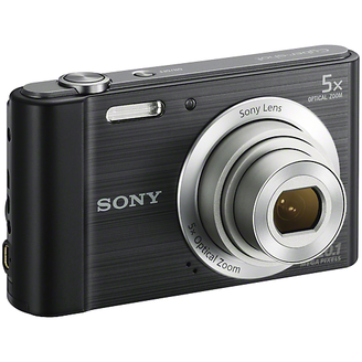 Aparat foto digital Sony Cyber-Shot DSC-W800, 20.1 MP, Negru