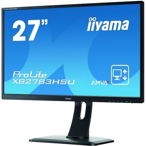 Monitor LED IIyama ProLite XB2783HSU-B1, 27.0 inch, Full HD, 4 ms, 1x HDMI, 1x VGA, 1x DVI, 3x USB, 1x Jack, Negru