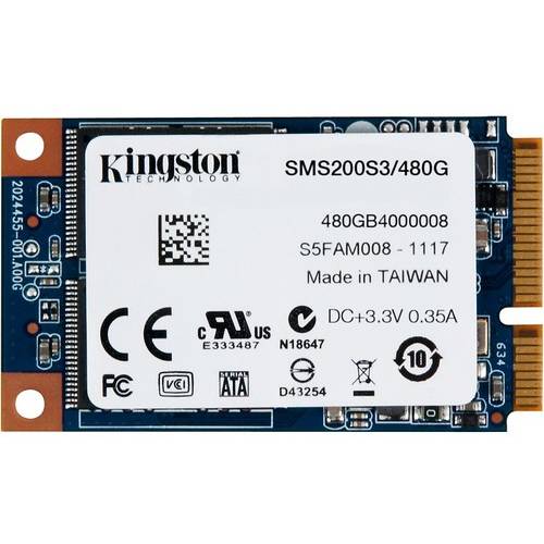 SSD Kingston Now mS200, 480GB, mSATA