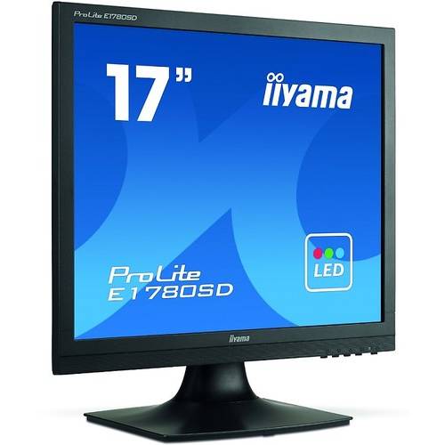 Monitor LED IIyama ProLite E1780SD-B1, 17.0 inch HD ready, 5ms, Negru