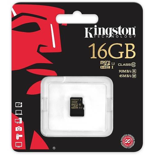 Card Memorie Kingston Micro SDHC 16GB Clasa 10 UHS-I