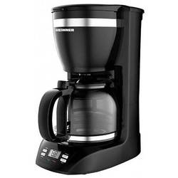 Expresor-Cafetiera Heinner Savory 1100D, Putere 900W, Ecran LCD, Ceas, Negru