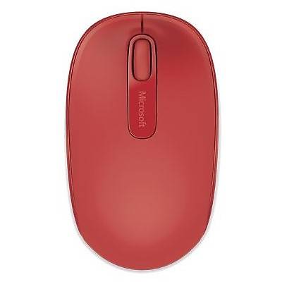 Mouse Microsoft Mobile 1850, Wireless, USB, 1000dpi, Rosu
