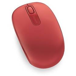 Mouse Microsoft Mobile 1850, Wireless, USB, 1000dpi, Rosu