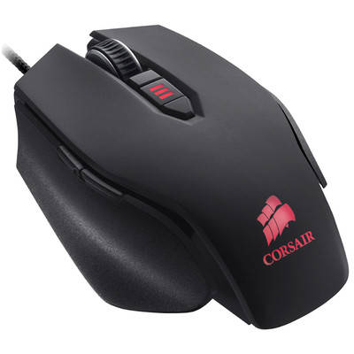 Mouse Corsair Raptor M45, USB, 7 Butoane Programabile, Negru/Rosu