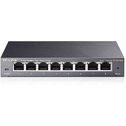 Switch TP-LINK TL-SG108E, 8x 10/100/1000 Mbps, Management