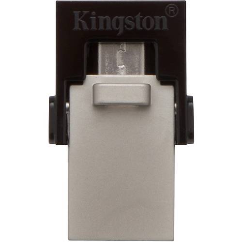 Memorie USB Kingston DataTraveler microDuo, 64GB, USB 3.0 si microUSB , Negru