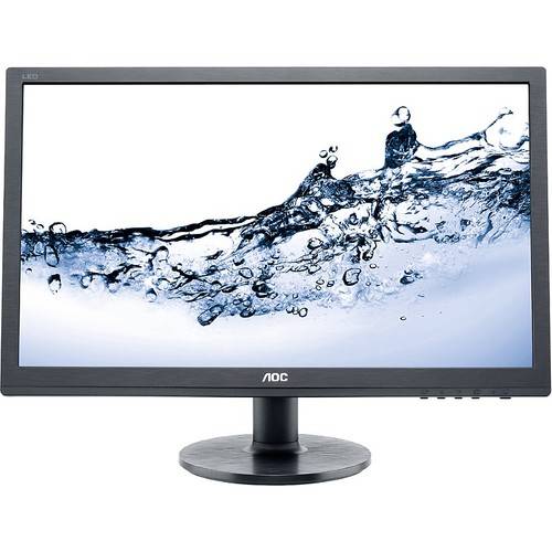 Monitor LED AOC e2460Sh 24'', 1ms, Boxe, Negru