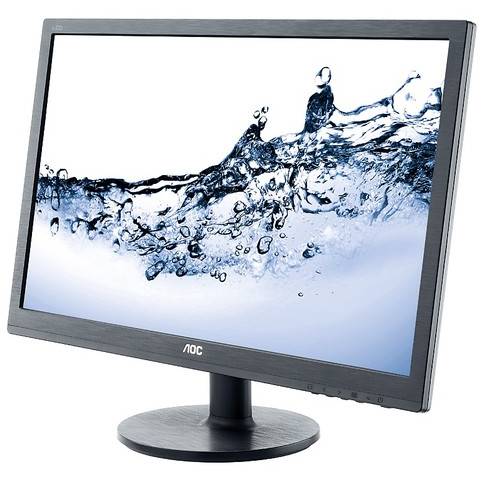 Monitor LED AOC e2460Sh 24'', 1ms, Boxe, Negru