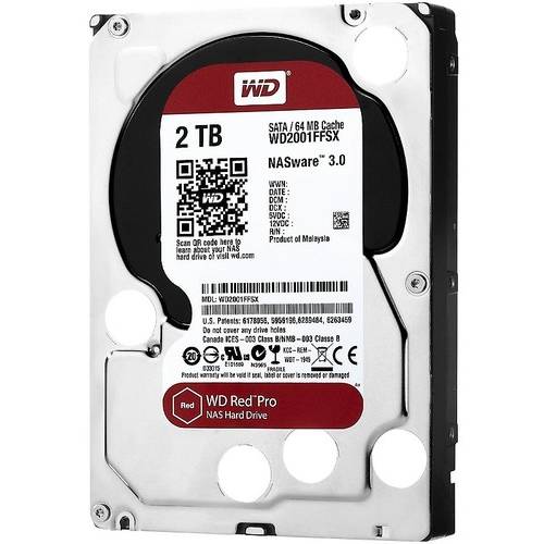 Hard Disk WD Red Pro NASware 3.0, 2TB, IntelliPower RPM, SATA 3