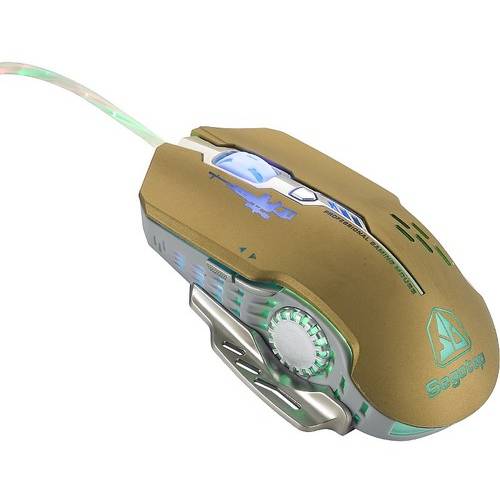 Mouse Mouse Gaming Segotep Colorful G780LED, Optic, 4000dpi, USB, Galben