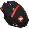 Mouse gaming Mouse Gaming Redragon Mammoth, M801, Cu fir, USB, Laser, 16400 dpi, Negru / Rosu