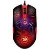 Mouse gaming Redragon LavaWolf, M701, Cu fir, USB, Laser, 3500 dpi, Negru / Rosu