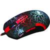 Mouse gaming Redragon LavaWolf, M701, Cu fir, USB, Laser, 3500 dpi, Negru / Rosu