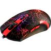 Mouse gaming Redragon LavaWolf, M701, Cu fir, USB, Laser, 3500 dpi, Negru / Rosu