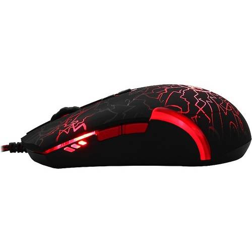 Mouse gaming Redragon LavaWolf, M701, Cu fir, USB, Laser, 3500 dpi, Negru / Rosu