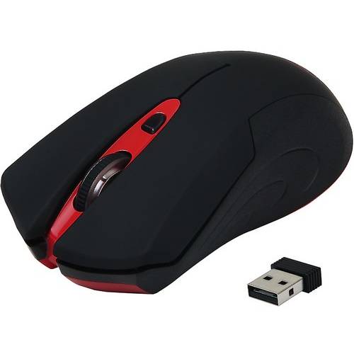 Mouse gaming Redragon M621, Fara fir, USB, Senzor Avago, 2000 dpi, Negru / Rosu
