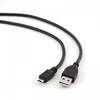 Cablu date Gembird USB 2.0 la MicroUSB,  0.5m, Negru