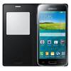 Husa Book S-View Samsung EF-CG800B  pentru G800 Galaxy S5 Mini, Neagra