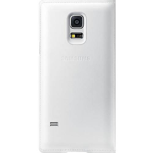 Husa Book S-View Samsung EF-CG800B  pentru G800 Galaxy S5 Mini, Alba