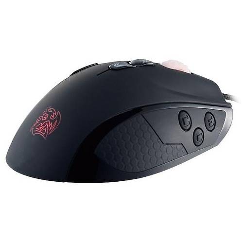 Mouse gaming Thermaltake Tt eSPORTS Volos Black, 8200 dpi, USB, Negru