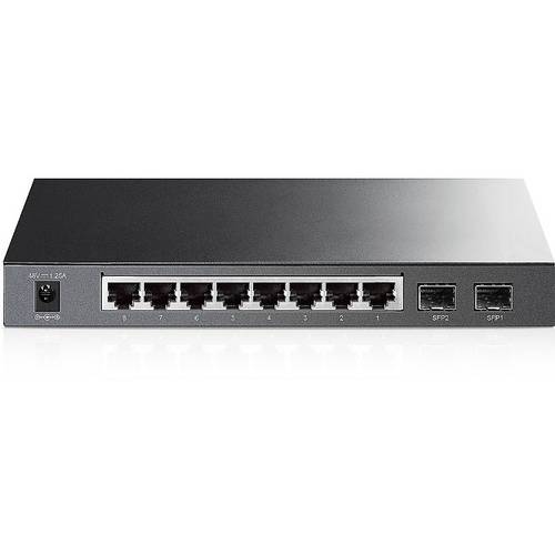 Switch TP-LINK TL-SG2210P, 8x 10/100/1000 Mbps, 2x SFP 1000 Mbps, 8x Porturi PoE, Management