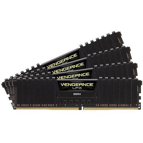 Memorie Corsair Vengeance LPX Black 16GB DDR4 2800MHz CL16 Kit Quad Channel