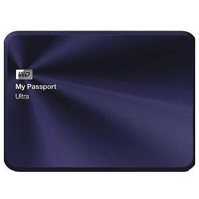 Hard Disk Extern WD My Passport Ultra Metal Edition, 1TB, USB 3.0, 2.5'', Albastru