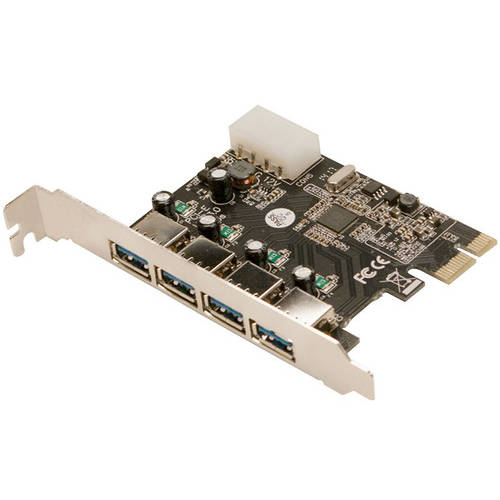 Adaptor USB Logilink PCI-Express la 4 x USB 3.0, PC0057A